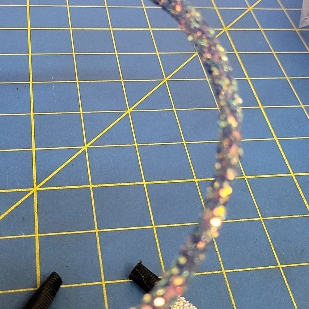 Glittery Thin Headband Set of 5 - Multicolor #9